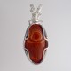 Red Cyclops Lake Superior Agate Pendant