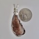 Pink Adoration Petoskey Stone Pendant