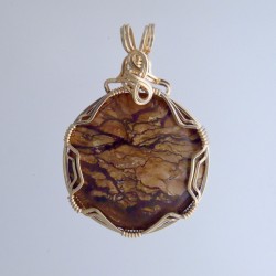 Wasteland Deschutes Picture Jasper Pendant