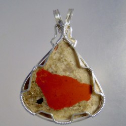 Florid Daze Pudding Stone Pendant