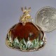 Brush Fire Moss Agate Pendant