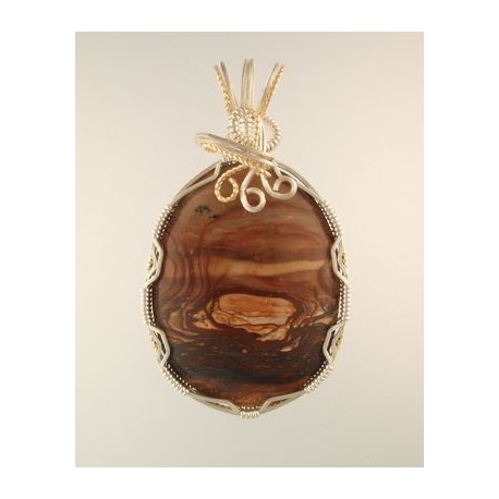 Biggs Picture Jasper Pendant