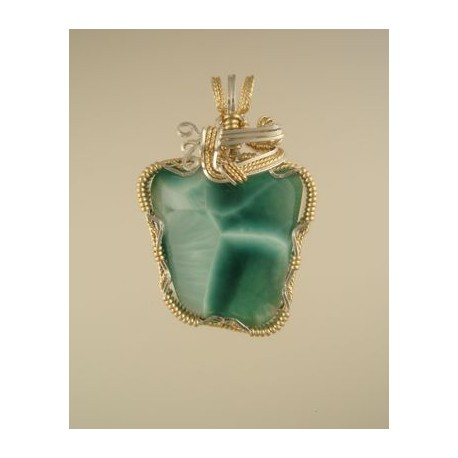 Teal Tones Victoria Stone Pendant