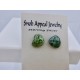 Isle Royale Greenstone Stud Earring