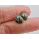 Isle Royale Greenstone Stud Earring