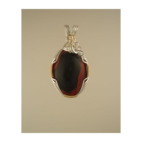 Kentucky Agate, Black & Red