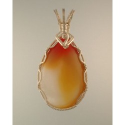 Lemon Slush Queensland Agate Pendant