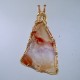 Hushed Tones Amethyst Lake Superior Agate Pendant