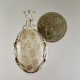 Gray Phantom Petoskey Stone Pendant