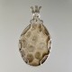 Gray Phantom Petoskey Stone Pendant