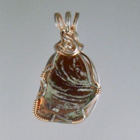 Copper Swatch Copper Replacement Agate Pendant