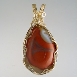 Red Kentucky Agate Pendant