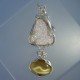 Mythical Illusions Druzy and Optical Glass Pendant