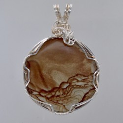 Bedrock Picture Jasper Pendant