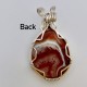 Ring-Tailed Candy Striped Lake Superior Agate Pendant