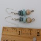 Petoskey Stone and Leland Blue stone Earring