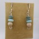 Petoskey Stone and Leland Blue stone Earring