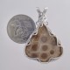 Sweet Story Petoskey Pendant in Argentium Silver