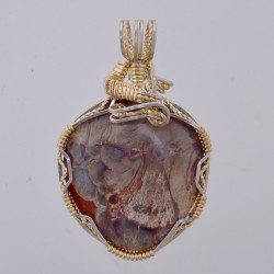 "Dogman" Mushroom Jasper Pendant