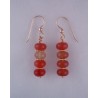 Red Agate Earrings