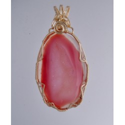 Effervescent Pink Druzy Pendant