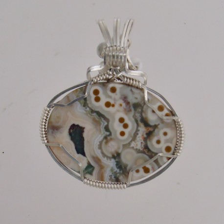 Cordial Earth Ocean Jasper Pendant