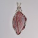 Muted Mix Pastel Rhodochrosite Pendant