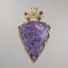 Purple Princess Charoite Pendant