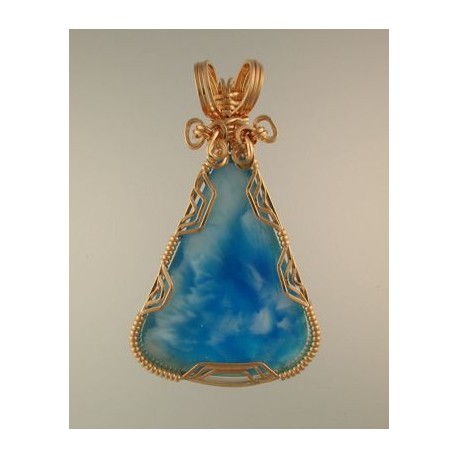 Sky Blue Victoria Stone Pendant