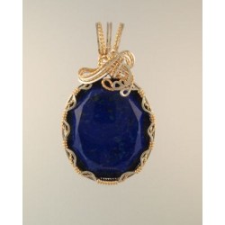 Regal Lapis Pendant