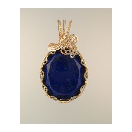 Regal Lapis Pendant