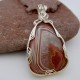 Lost Island Lake Superior Agate Pendant