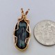 Chatoyant Impression Isle Royale Greenstone Pendant