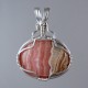 Ombre Rhodochrosite Pendant