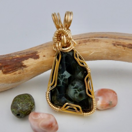 Copperland Isle Royale Greenstone Pendant