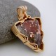 Copper Rich Red Caledonia Datolite Pendant