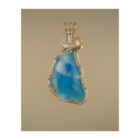 Beautiful Blue Victoria Stone Pendant