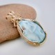 Copper Surprise Larimar Pendant