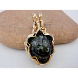 Giant Michigan Greenstone Pendant