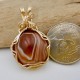 Congenial Lake Superior Agate Pendant