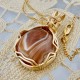 Congenial Lake Superior Agate Pendant