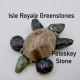 Michigan Greenstone and Petoskey Stone Turtle Pendant