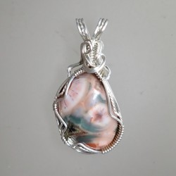 Island in the Storm Thomsonite Pendant