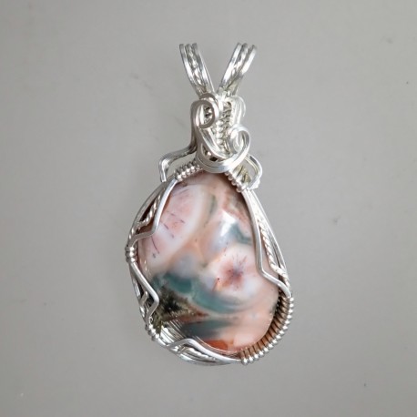 Island in the Storm Thomsonite Pendant