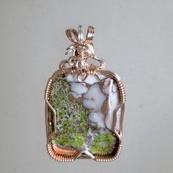 Copper Shores Datolite Pendant