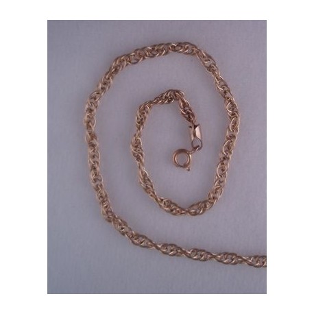 24-inch Gold-Fill 4mm Rope Chain