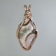 Salmon Eyes Thomsonite Pendant