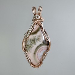 Salmon Eyes Thomsonite Pendant