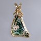 Heavenly Textured Greenstone Pendant