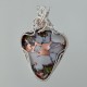 Elegant Copper Datolite Pendant